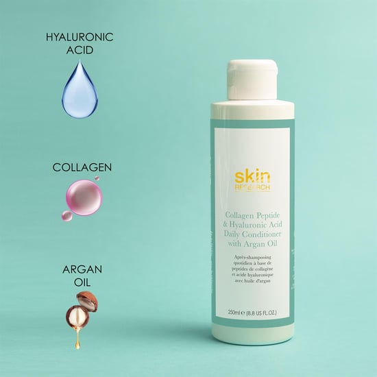 Skin Research Collagen Peptide & Hyaluronic Acid Daily Conditioner with Argan Oil 250ml - Image 2