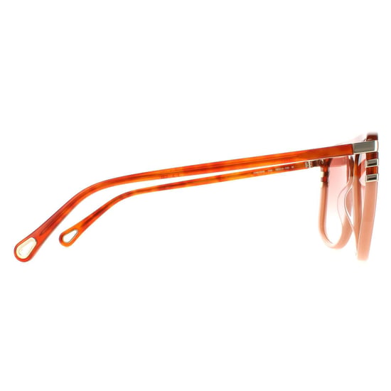 Chloe Aviator Dames Shiny Blonde Havana Oranje gradiënt CH0104S - Image 4