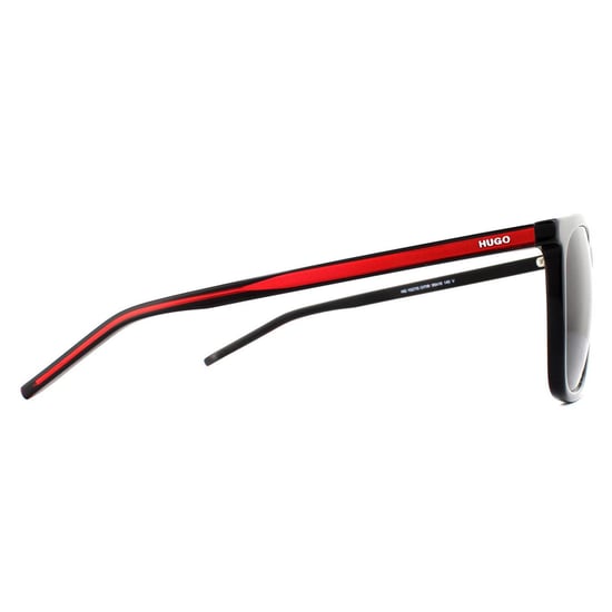 Hugo van Hugo Boss Vierkant Mannen Black Red Gray zonnebril - Image 4