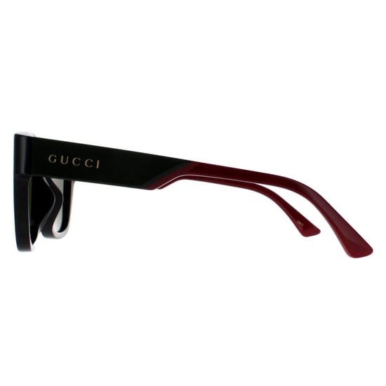 Gucci Vierkant Heren Zwart met Groen en Rood GG1670SK - Image 3