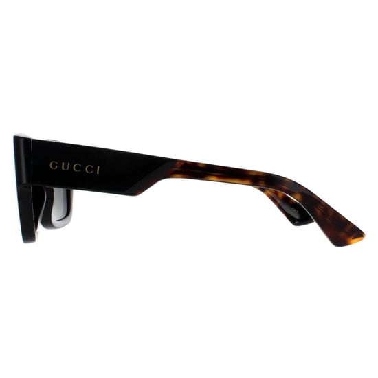 Gucci Vierkant Heren Zwart met Havana Grijs GG1668S - Image 3
