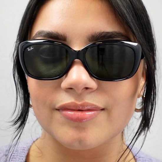 Ray-Ban Zonnebril Jackie OHH 4101 601/T3 Glanzende Zwarte Grijze Verloop Gepolariseerd - Image 6