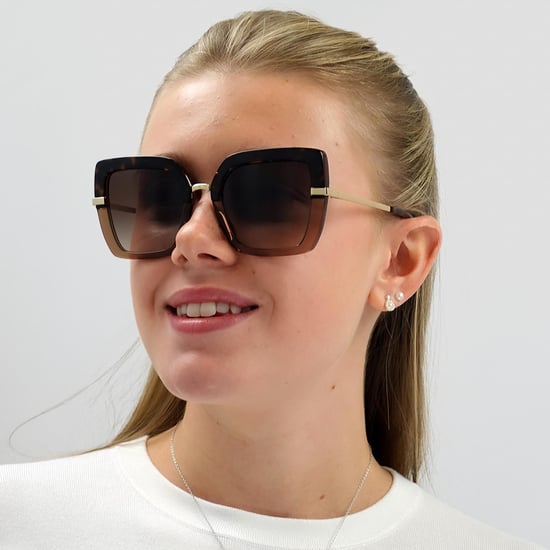 Dolce & Gabbana Zonnebril DG4373 325613 Top Havana On Transparent Bruin Bruin Verloop - Image 6