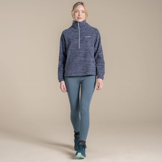 Craghoppers Dames/Dames Esk II Half Zip Fleece Top (Antraciet) - Image 1