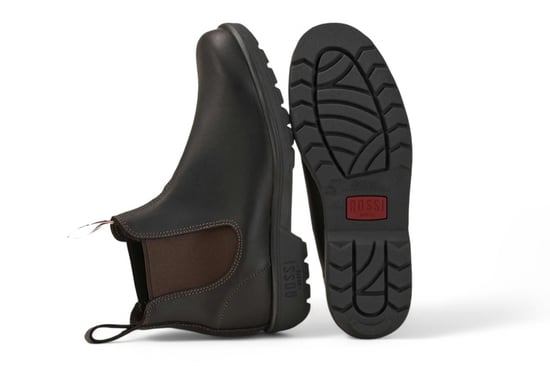 Rossi 303 Endura bruin lederen Chelsea-laarzen - Image 4