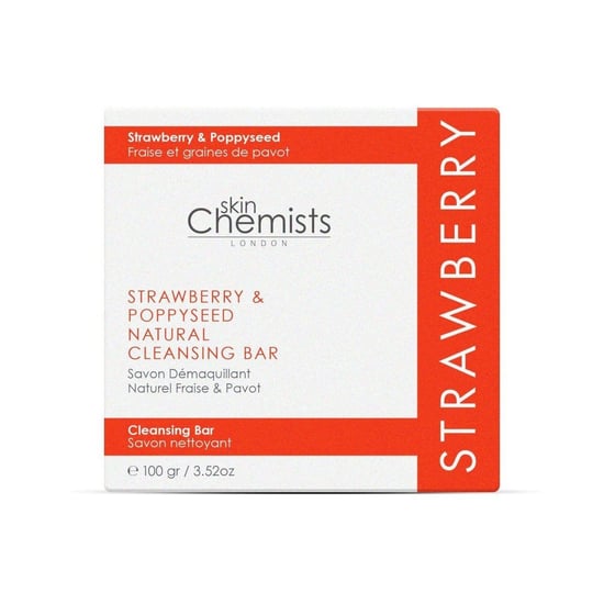 skinChemists Reinigende zeep met aardbei en anti-aging effect van maanzaad, 100 g - Image 3