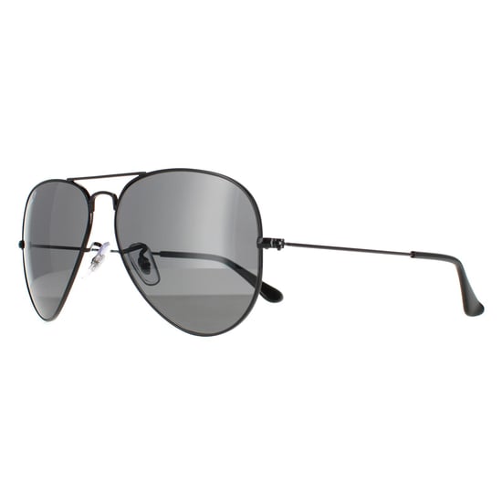 Ray-Ban Piloten unisex gepolijst zwart zwart gepolariseerde vlieger 3025 - Image 2