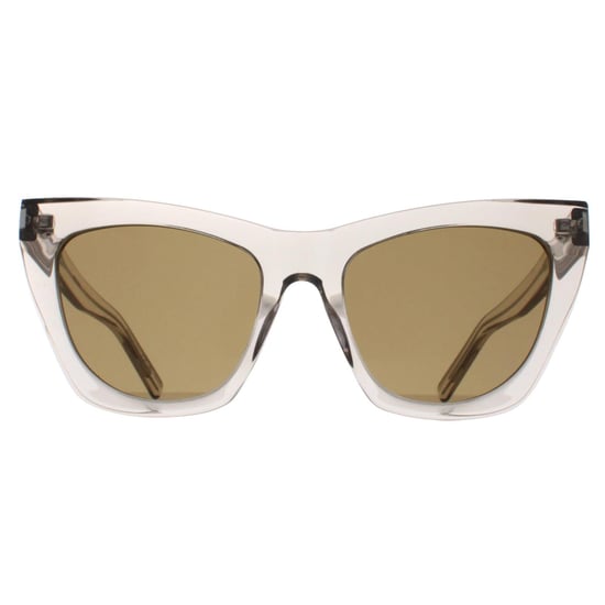 Saint Laurent Kat-Oog Dames Transparant Beige Bruin SL214 Kate - Image 1