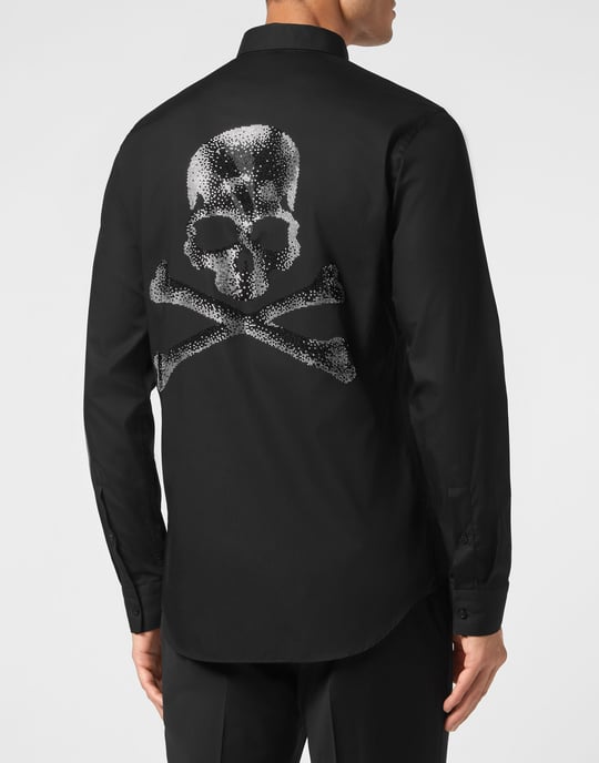 Overhemd Slim Fit Skull&Bones - Image 5