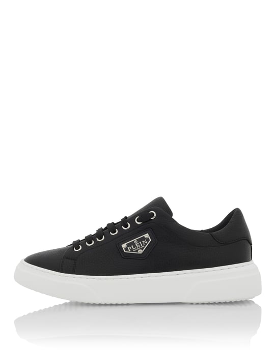 Leather Lo-Top Sneakers Iconic Plein - Image 4