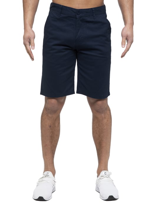Enzo | Chinoshort voor heren in marineblauw - Image 3