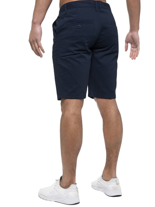 Enzo | Chinoshort voor heren in marineblauw - Image 4
