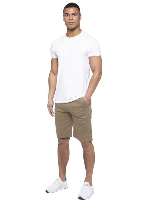 Enzo | Heren Chino Korte Broek In Beige - Image 6