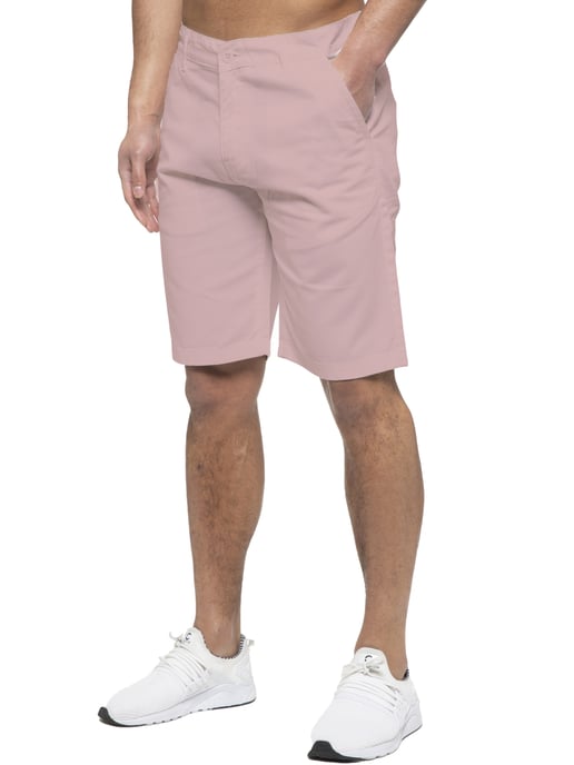 Enzo | Heren Chino Korte Broek In Roze - Image 1
