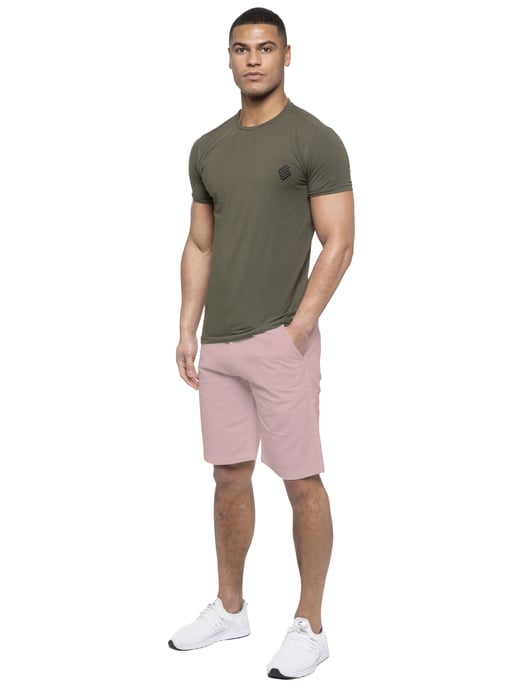 Enzo | Heren Chino Korte Broek In Roze - Image 6