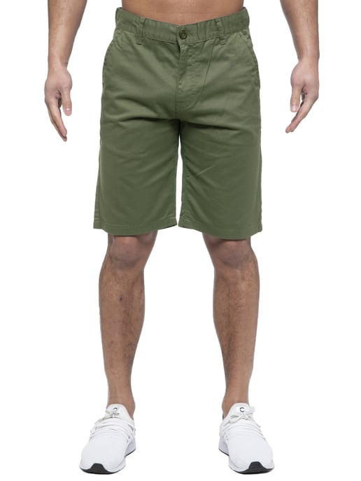 Enzo | Heren Chino Korte Broek In Khaki - Image 3
