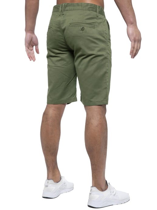 Enzo | Heren Chino Korte Broek In Khaki - Image 5