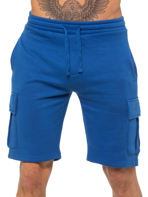 Enzo | Heren Cargo Korte Broek - Blauw - Image 2