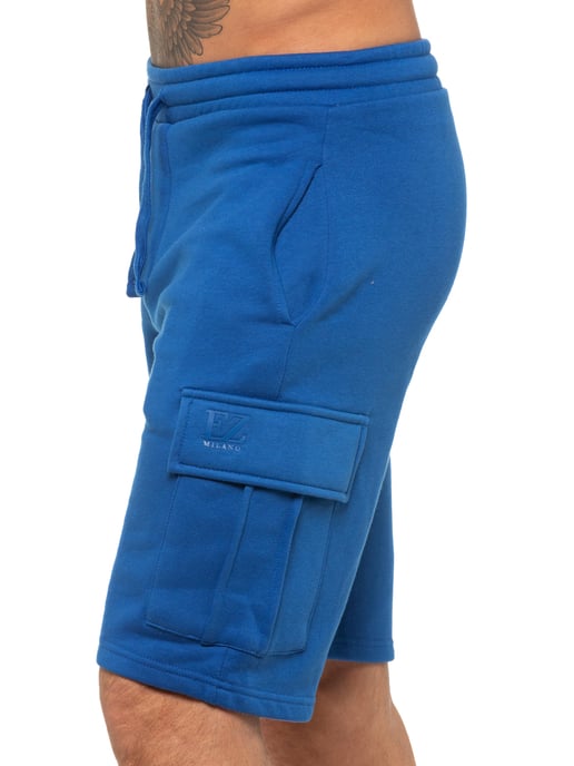 Enzo | Heren Cargo Korte Broek - Blauw - Image 4