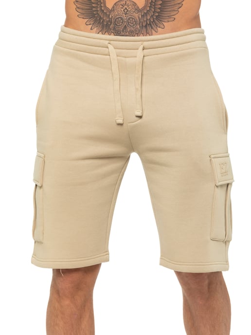 Enzo | Heren Cargo Korte Broek - Steen - Image 2