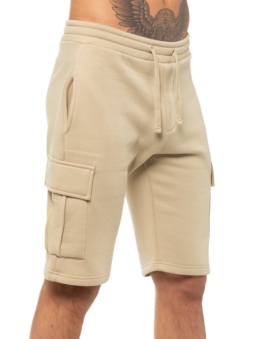 Enzo | Heren Cargo Korte Broek - Steen - Image 4