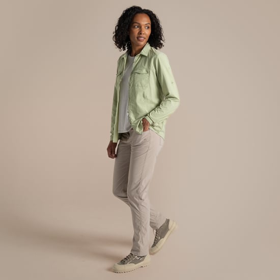 Craghoppers Dames/Dames Adventure III Nosilife Shirt Met Lange Mouwen (Boeddhistisch Groen) - Image 1