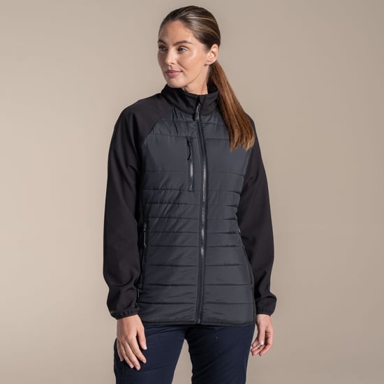 Craghoppers Dames/Dames Expert Compresslite Hybride Jas (Zwart) - Image 1