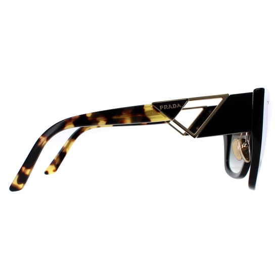 Prada PR21YS 1AB0A7 zwart en schildpad grijs gradiënt zonnebril - Image 4