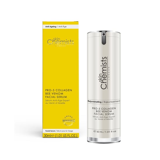skinChemists Anti-aging Pro-5 collageen gezichtsserum met bijengif 30 ml - Image 1
