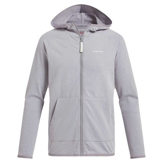 Craghoppers Frey Nosilife Hooded Jacket voor kinderen/Kinderen (Zachtgrijs mergel) - Image 1