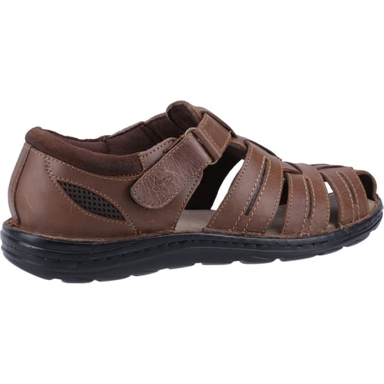 Hush Puppies Mannensandalen Wandelen Albert Vissersleer Klittenbandsluiting zwart - Image 2