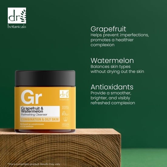 Dr. Botanicals Verfrissende anti-aging reiniger met grapefruit en watermeloen 60 ml - Image 2