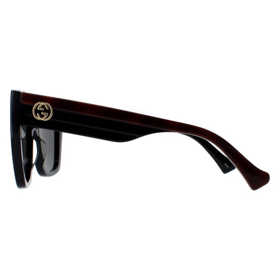 Gucci GG1300S 001 havana zwart grijze zonnebril - Image 3