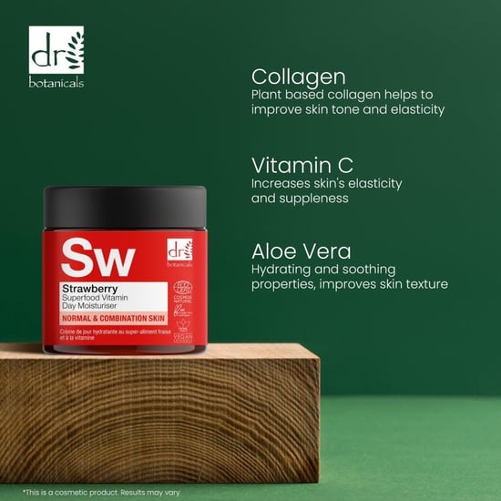 Dr Botanicals Aardbei Superfood Vitamine C Dagcrème 60ml - Image 2