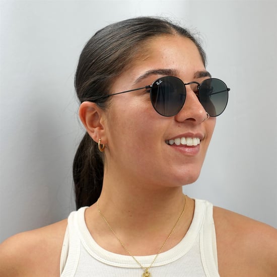 Ray-Ban Zonnebril Ronde Platte Lenzen 3447n 002/71 Zwart Grijs Verloop 50mm - Image 5