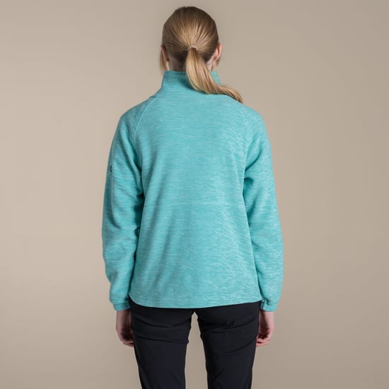 Craghoppers Dames/Dames Esk II Half Zip Fleece Top (Aqua geglazuurd) - Image 3