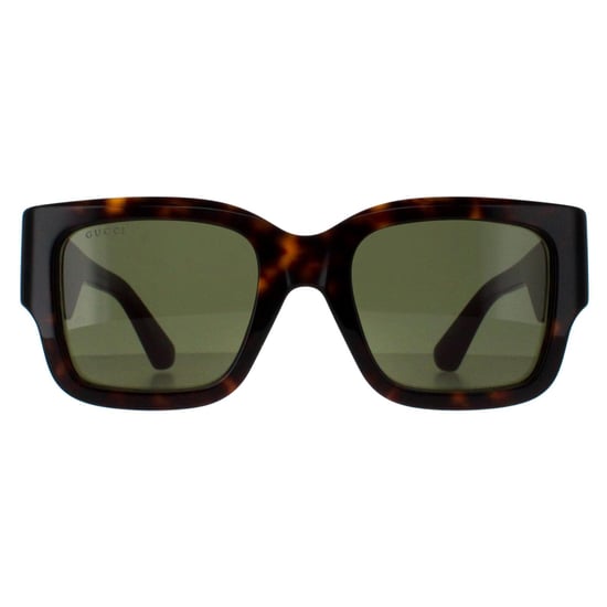 Gucci vierkant dames Havana met groen en rood GG1663S - Image 1