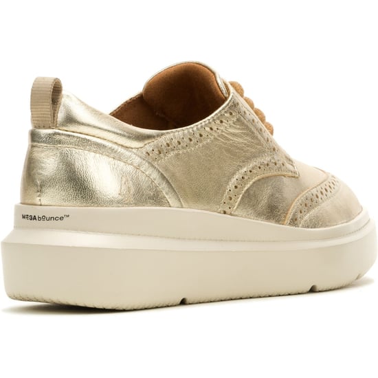 Hush Puppies Joy Leren Dames Champagne Brogues Schoenen - Image 2