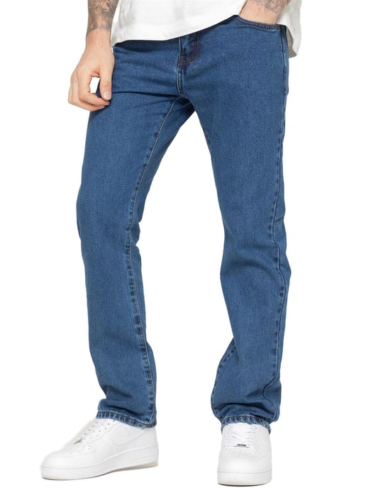 Kruze | Heren Straight Leg Denim Jeans - Image 4
