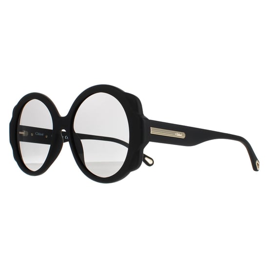 Chloe Round Dames Mat Zwart Grijs CH0120s - Image 2