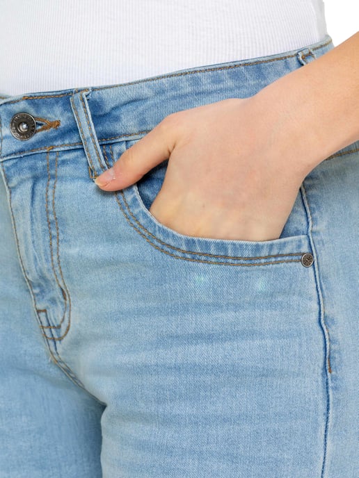 Enzo | Lange Denim Shorts voor dames - Image 5