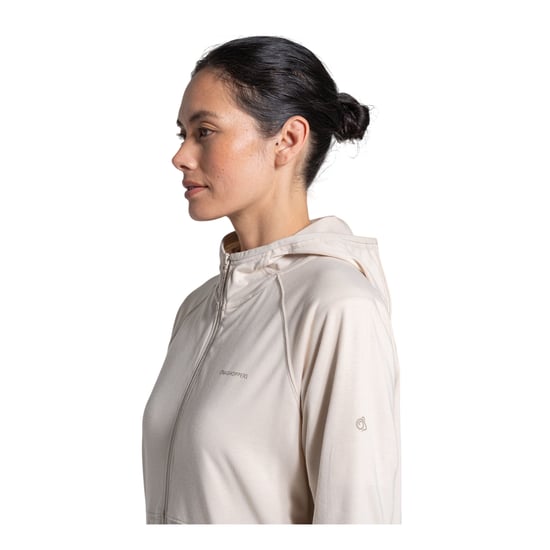 Craghoppers Dames/Dames Aya Nosilife Hooded Jacket (Oestermarmel) - Image 4