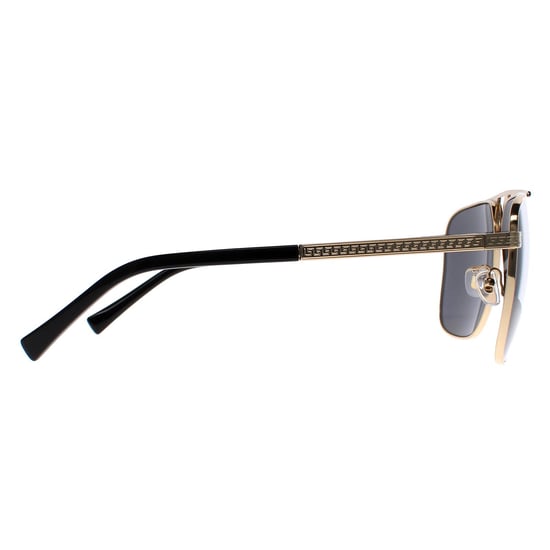 Versace VE2238 143687 gouden en matzwarte donkergrijze zonnebril - Image 4