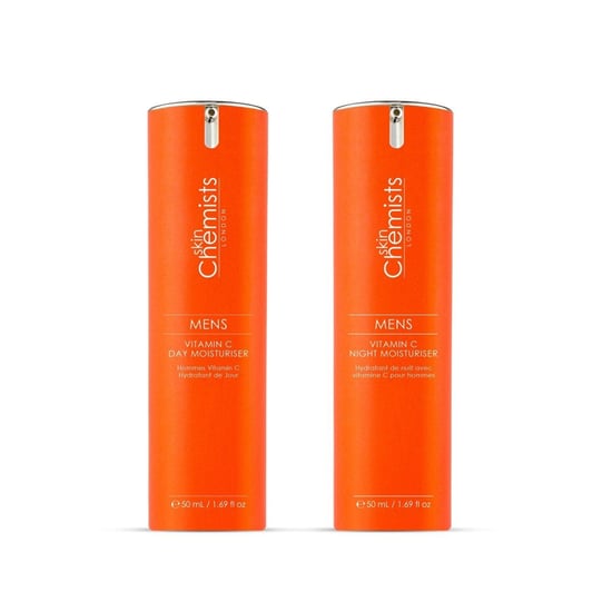 skinChemists Anti-verouderingsroutine met vitamine C voor mannen, dag en nacht - Image 1