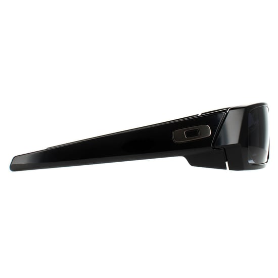 Oakley Wrap Heren Gepolijst Zwart Grijs Zonnebril - Image 4