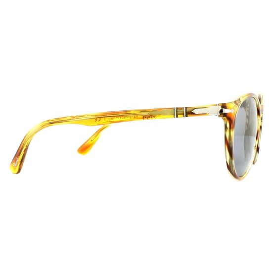 Persol Zonnebril 3152 9043/56 Bruin Gestreept Geel Blauw Anti-Glare - Image 4