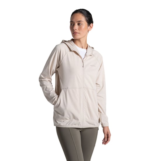 Craghoppers Dames/Dames Aya Nosilife Hooded Jacket (Oestermarmel) - Image 1