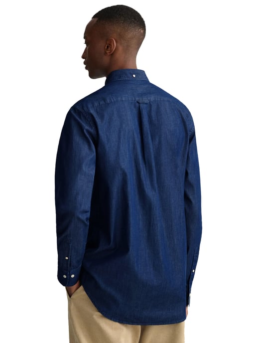 Enzo | Heren Regular Fit Denim Overhemd - Image 2