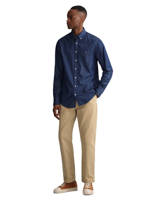 Enzo | Heren Regular Fit Denim Overhemd - Image 5