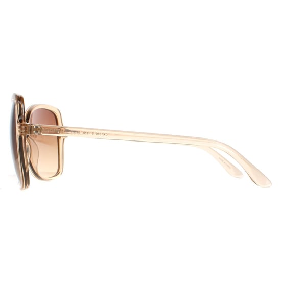 Calvin Klein zonnebril CK19561S 270 Crystal Beige Brown Gradiënt - Image 3